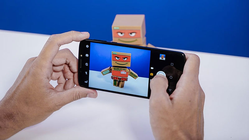 Camera sau của điện thoại Motorola Moto E5 chính hãng