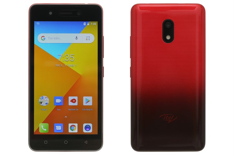 Điện thoại Itel Alpha Lite Màu Đỏ