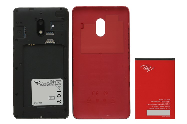 Điện thoại Itel Alpha Lite Màu Đỏ