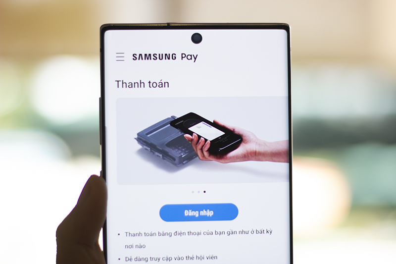 Điện thoại Samsung Galaxy Note 10+ | Tính năng Samsung Pay