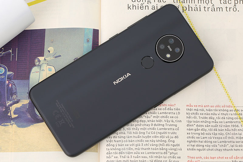 Điện thoại Nokia 7.2 | Thiết kế mặt lưng cao cấp