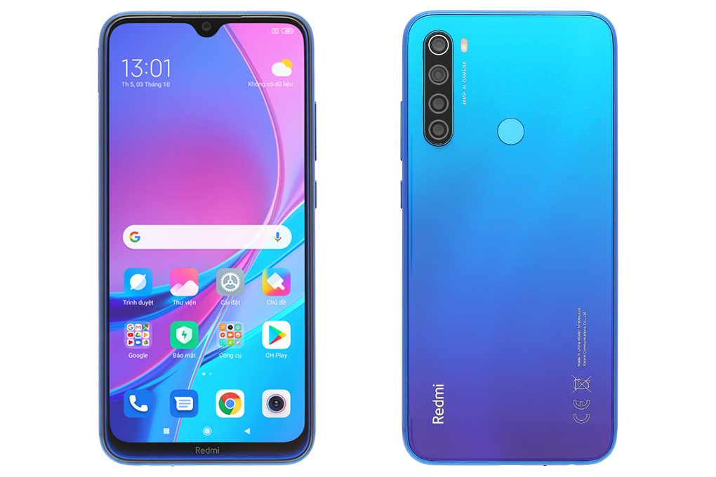 Điện thoại Xiaomi Redmi Note 8 (4GB/64GB) Màu Xanh Dương