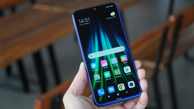 Xiaomi Redmi Note 8 64GB giao diện cấu hình máy