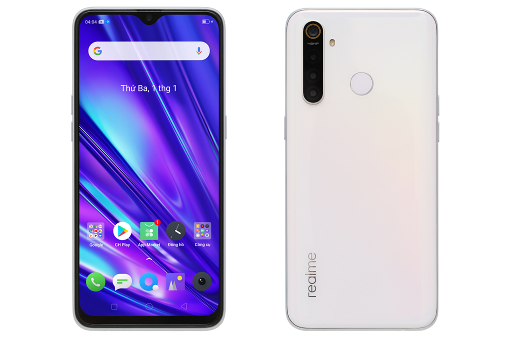Điện thoại realme 5 Pro (4GB/128GB) Màu Trắng
