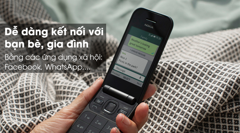 Điện thoại Nokia 2720 Flip (2019)