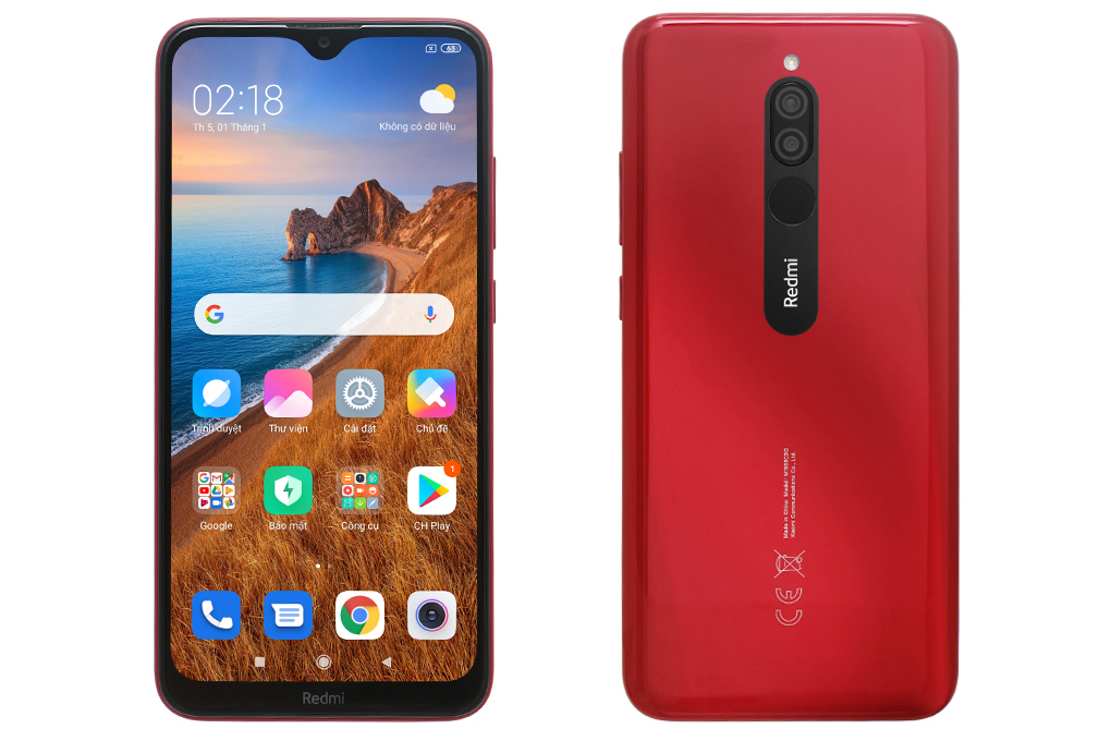 Điện thoại Xiaomi Redmi 8 (3GB/32GB) Màu Đỏ