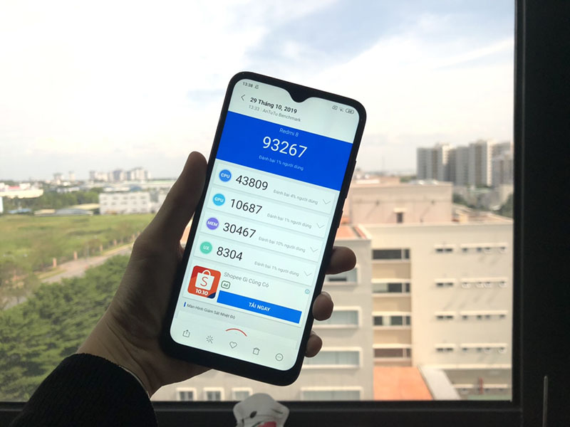 Xiaomi Redmi 8 32GB | Điểm hiệu năng Antutu Benchmark