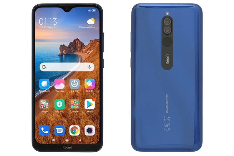 Điện thoại Xiaomi Redmi 8 (3GB/32GB) Màu Xanh Dương