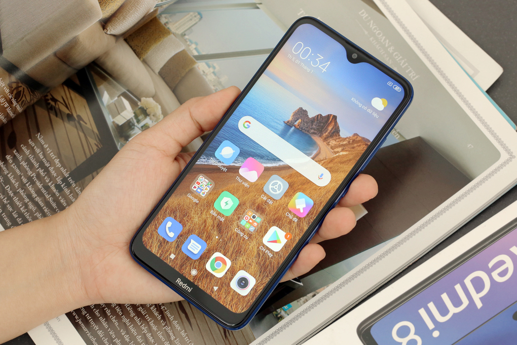 Điện thoại Xiaomi Redmi 8 (3GB/32GB) Màu Xanh Dương