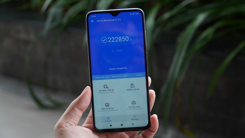 Điện thoại Xiaomi Redme Note 8 Pro | Điểm Antutu Benchamrk