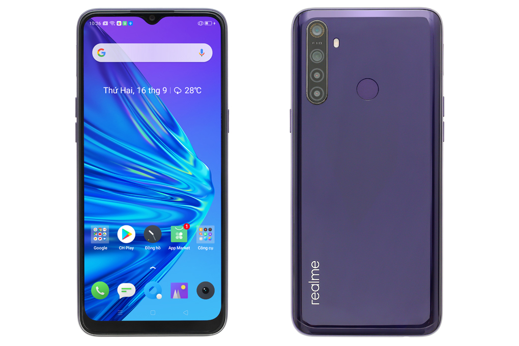 Điện thoại realme 5 (4GB/128GB) Màu Tím