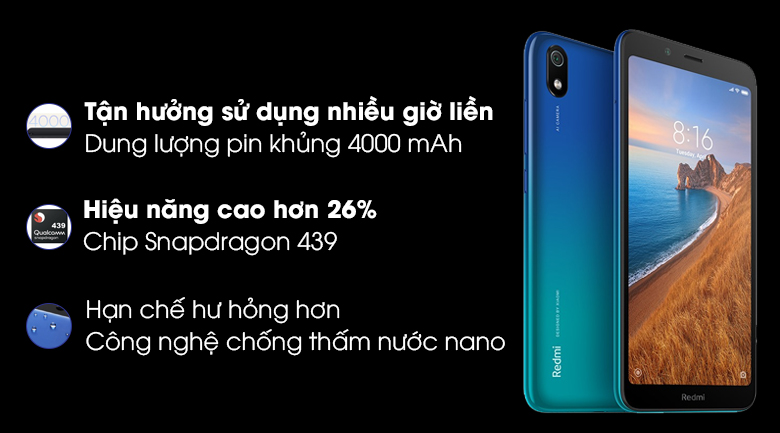 Điện thoại Xiaomi Redmi 7A (2GB/16GB)