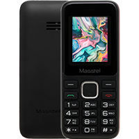 Điện thoại Masstel IZI 112 Màu Đen - Đỏ
