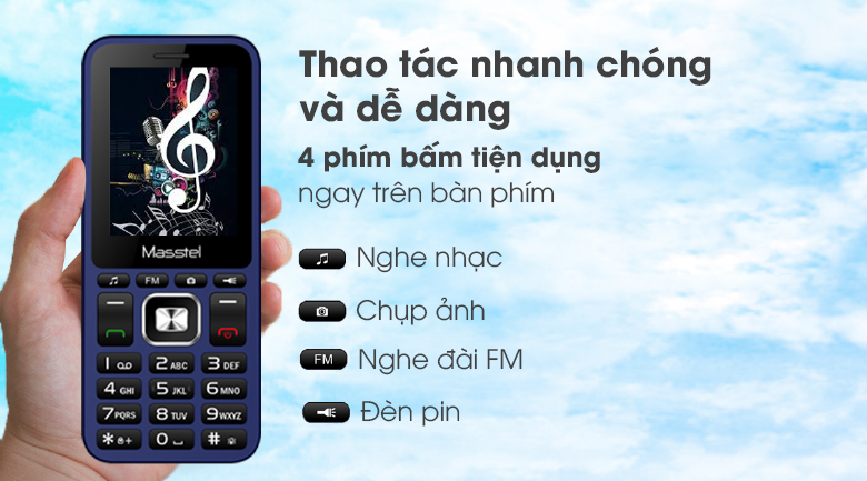 Điện thoại Masstel IZI 206