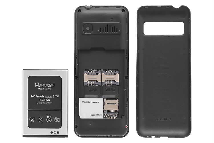 Điện thoại Masstel IZI 206 Màu Đen