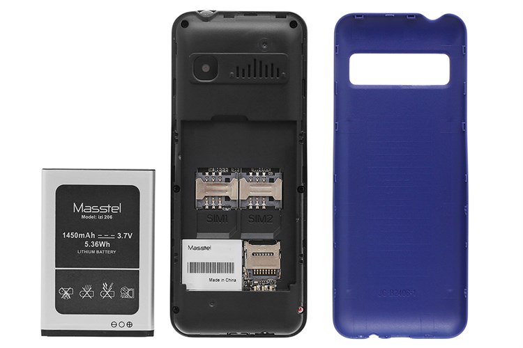 Điện thoại Masstel IZI 206 Màu Xanh đen
