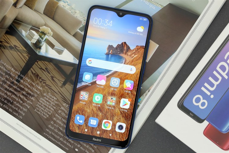Điện thoại Xiaomi Redmi 8 (4GB/64GB) Màu Xanh Dương