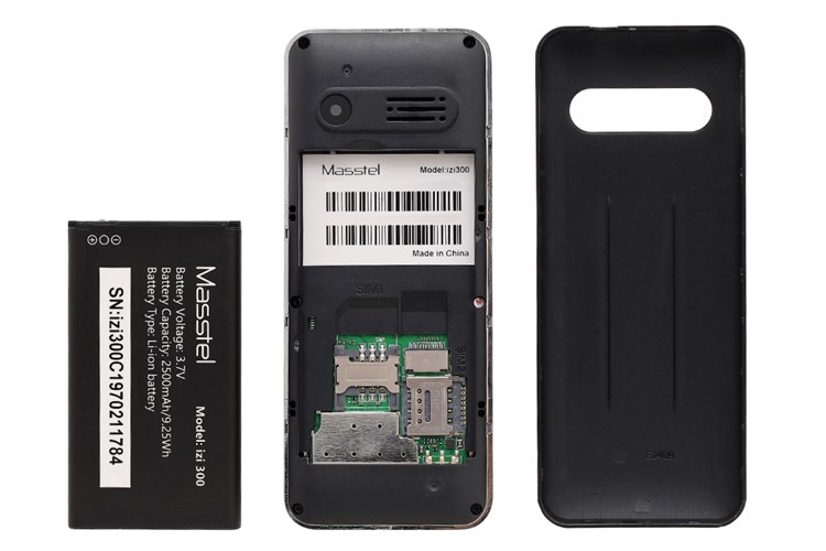 Điện thoại Masstel IZI 300 Màu Đen