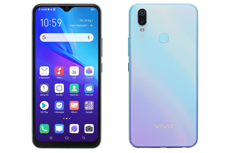 Điện thoại Vivo Y11 Màu Xanh da trời nhạt