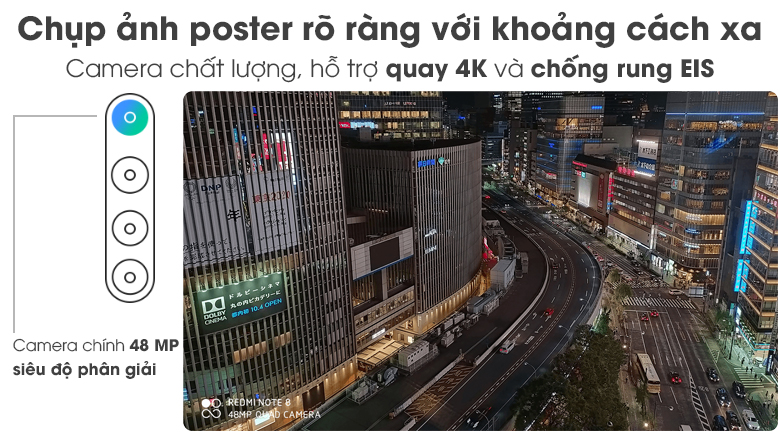 Điện thoại Xiaomi Redmi Note 8 (4GB/128GB)