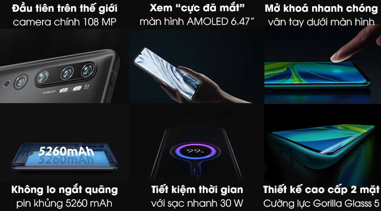 Điện thoại Xiaomi Mi Note 10