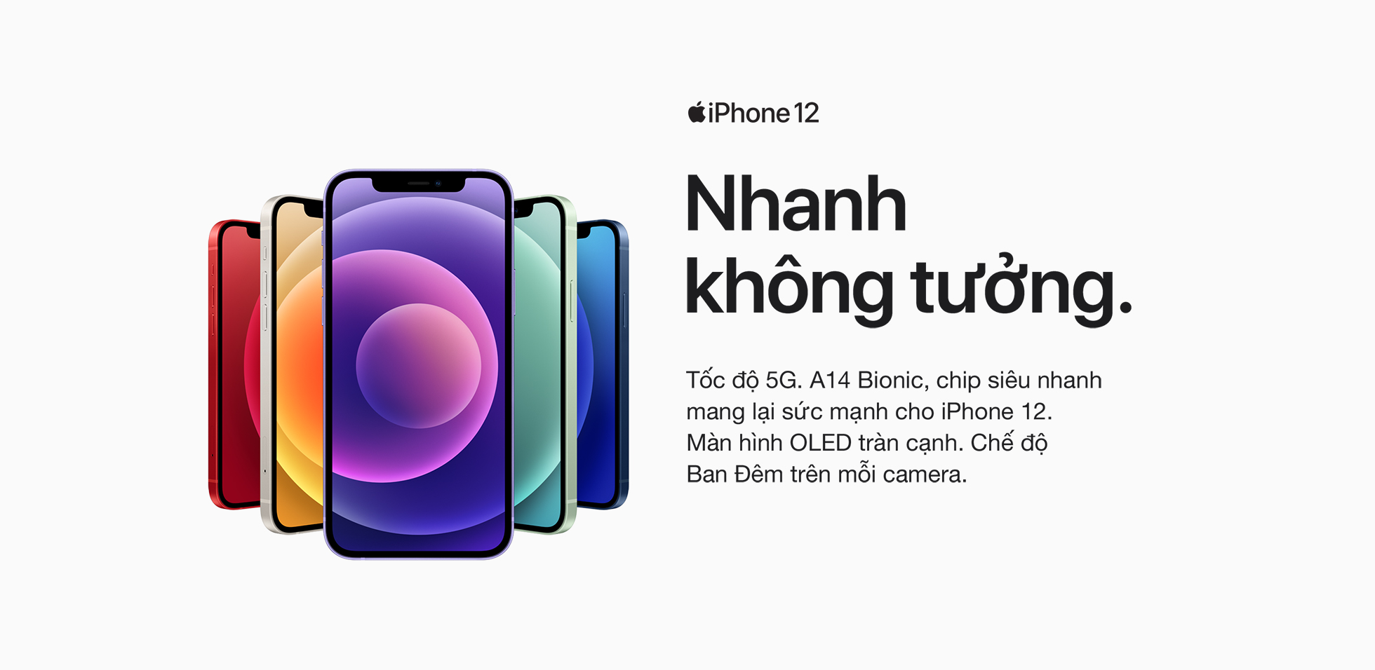 iPhone 12 Tính Năng & Thông Số Kỹ Thuật