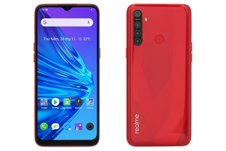 Điện thoại realme 5s Màu Đỏ