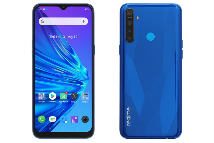 Điện thoại realme 5s Màu Xanh Dương