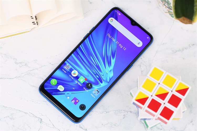 Điện thoại realme 5s Màu Xanh Dương