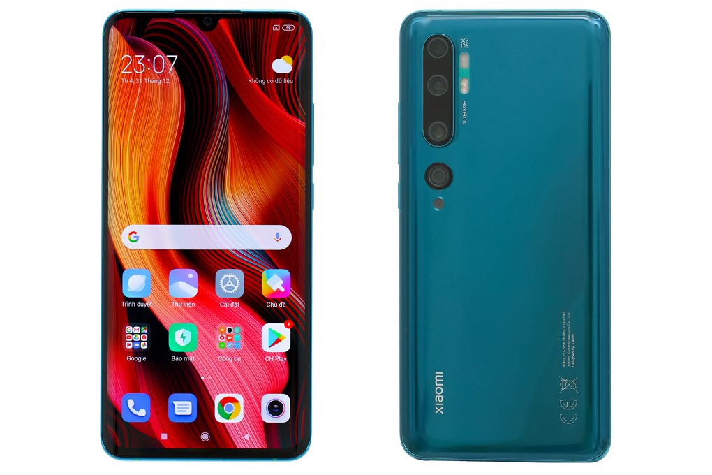 Điện thoại Xiaomi Mi Note 10 Pro Màu Xanh lá