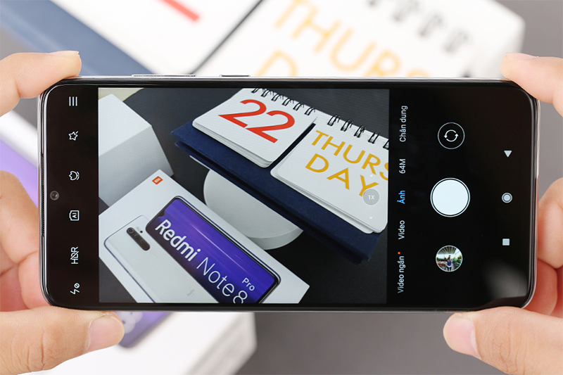 Điện thoại Xiaomi Redmi Note 8 Pro (6GB/128GB) | Giao diện chụp ảnh