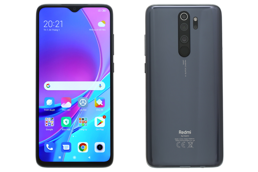 Điện thoại Xiaomi Redmi Note 8 Pro (6GB/128GB) Màu Xám