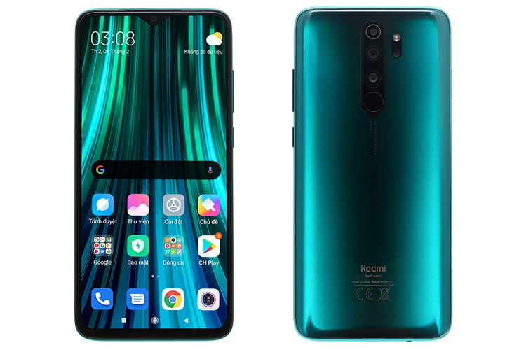 Điện thoại Xiaomi Redmi Note 8 Pro (6GB/128GB) Màu Xanh lá