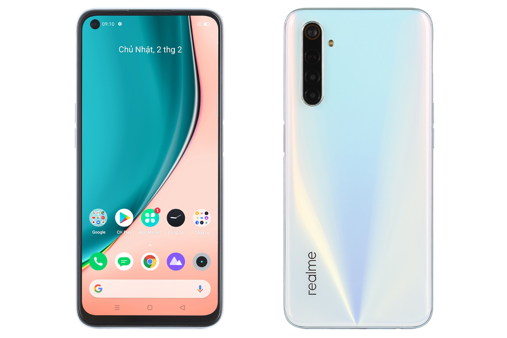 Điện thoại realme 6 (4GB/128GB) Màu Trắng