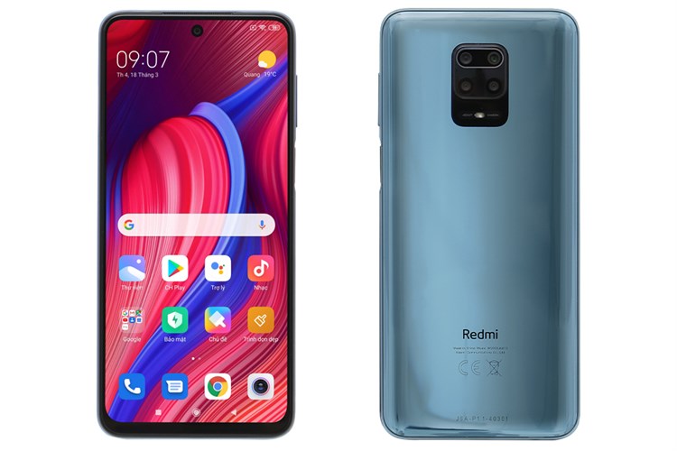 Điện thoại Xiaomi Redmi Note 9S Màu Xám