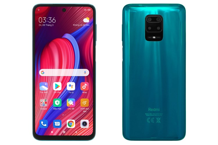 Điện thoại Xiaomi Redmi Note 9S Màu Xanh lá