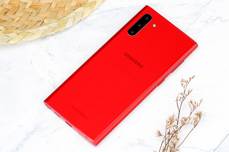 Điện thoại Samsung Galaxy Note 10 Đỏ | Thiết kế sang trọng