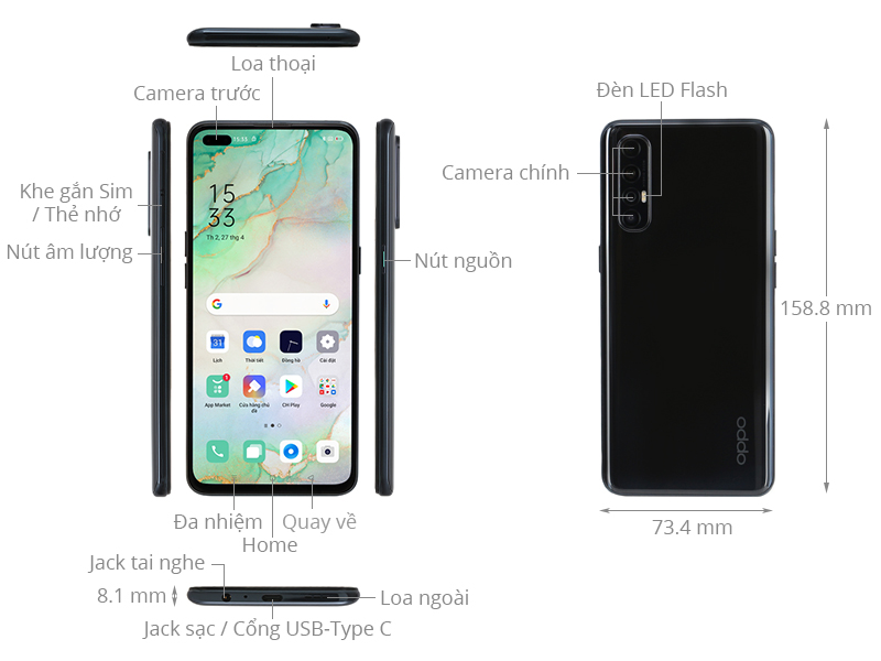 Oppo Reno3 Pro | Giá Bán, Chính Hãng, Cấu Hình, Đánh Giá