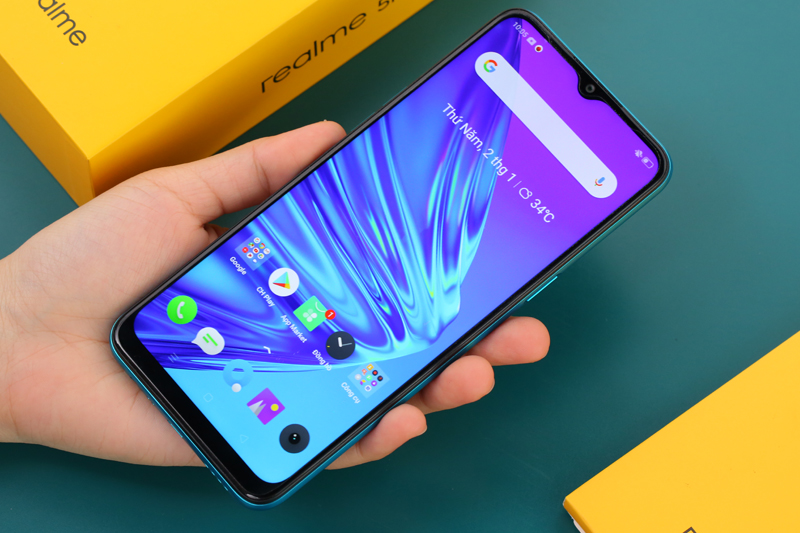 Điện thoại realme 5i (3GB/32GB) Màu Xanh Dương