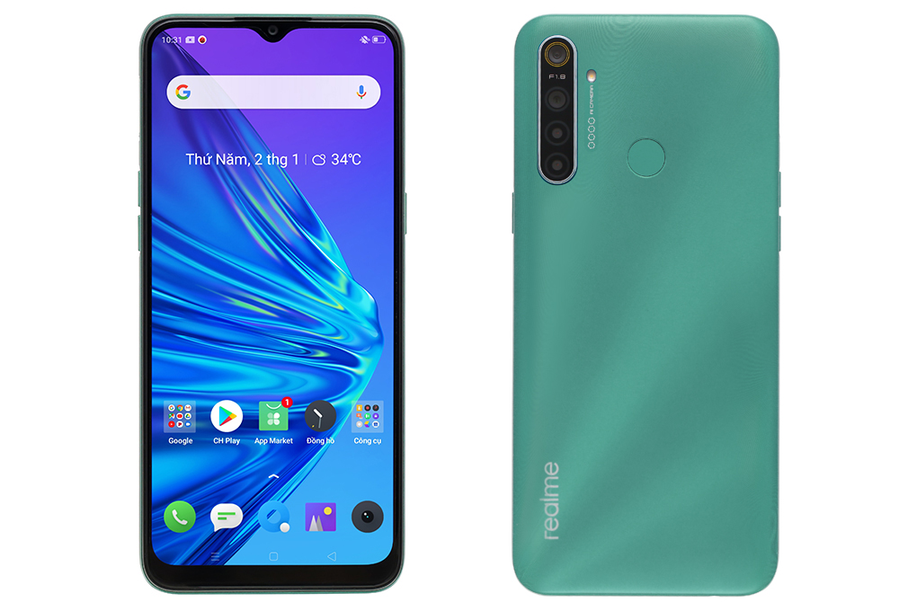 Điện thoại realme 5i (3GB/32GB) Màu Xanh lá