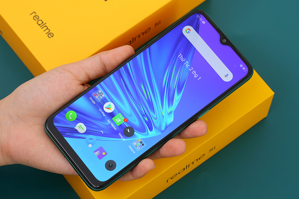 Điện thoại realme 5i (3GB/32GB) Màu Xanh lá