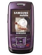 Samsung E250 violet 1GB