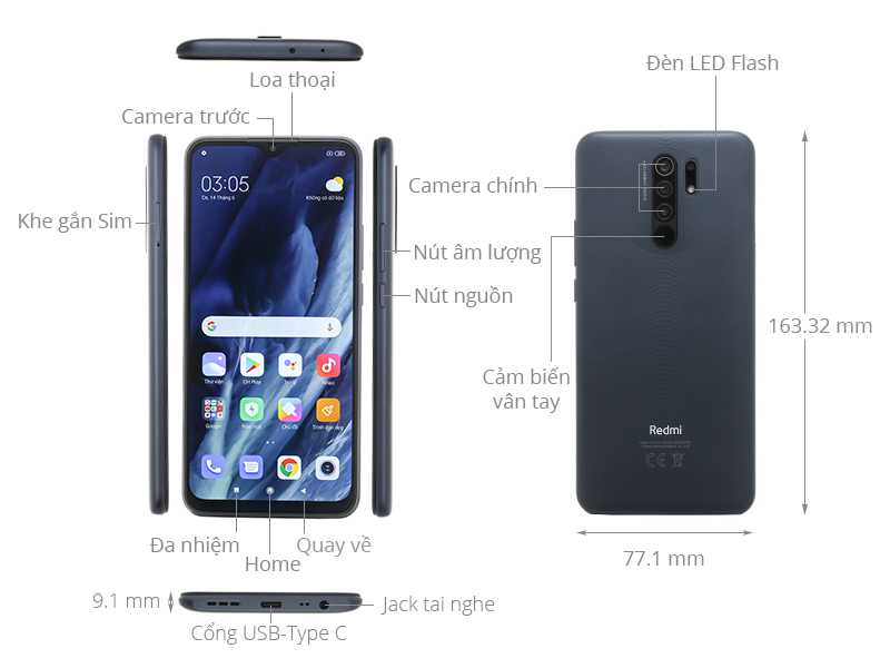 Xiaomi Redmi 9 (4GB/64GB)