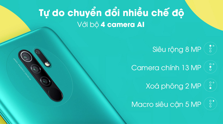 Điện thoại Xiaomi Redmi 9 (4GB/64GB)