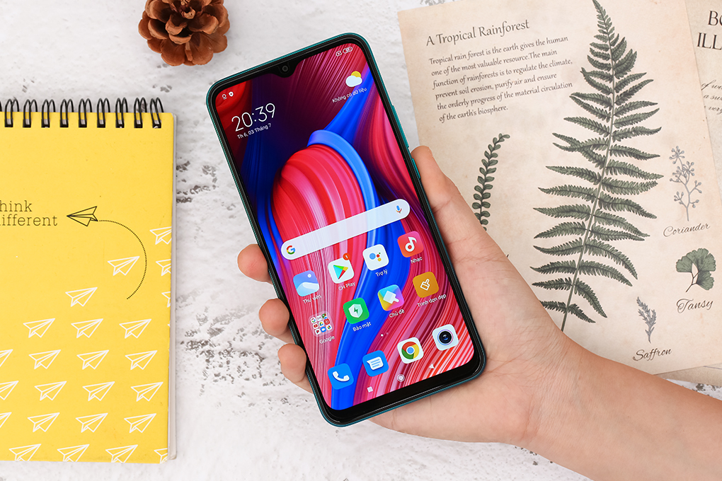 Điện thoại Xiaomi Redmi 9 (4GB/64GB) Màu Xanh lá
