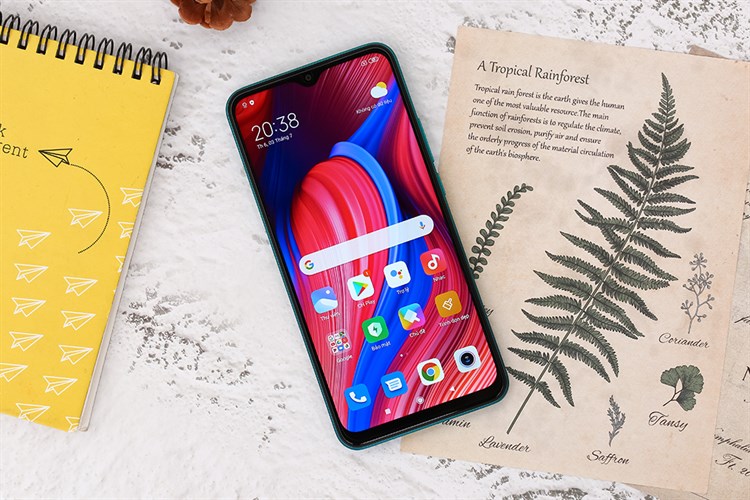 Điện thoại Xiaomi Redmi 9 (4GB/64GB) Màu Xanh lá
