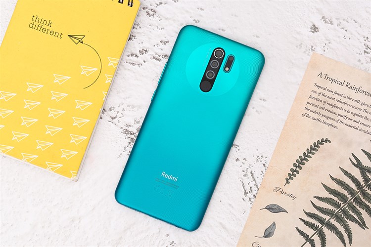 Điện thoại Xiaomi Redmi 9 (4GB/64GB) Màu Xanh lá