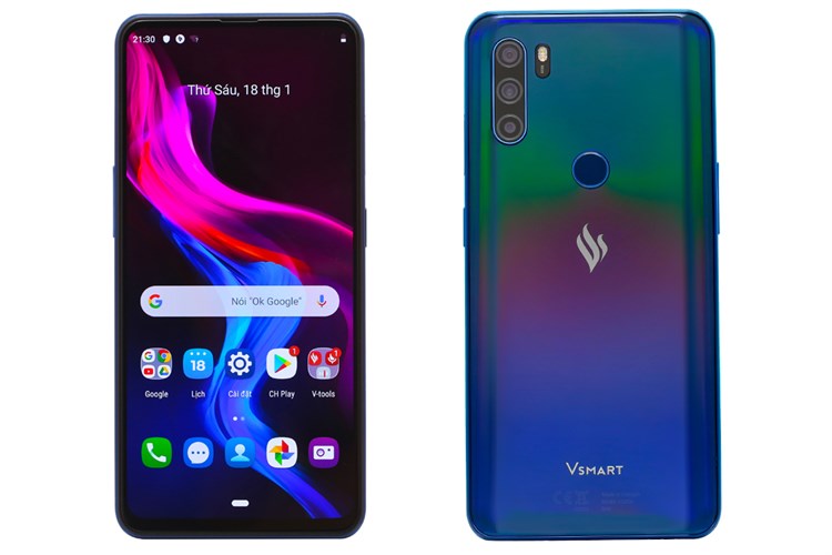 Điện thoại Vsmart Active 3 (4GB/64GB) Màu Xanh Dương