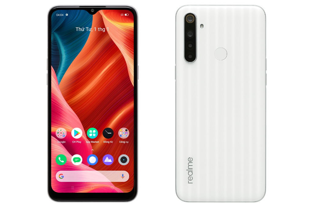 Top 5 Điện thoại pin trâu giá rẻ 6 Realme 6i- điện thoại pin trâu