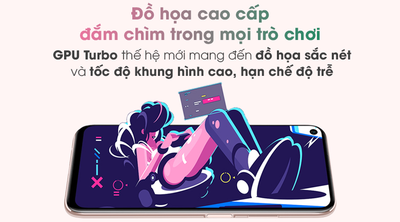 Điện thoại Huawei Nova 7i (Nền tảng Huawei Mobile Service)